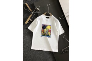 Givenchy cartoon printing round neck T-shirt