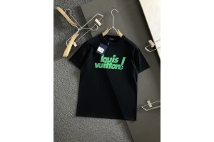 LV Short Sleeve T-shirt - Logo LV Green