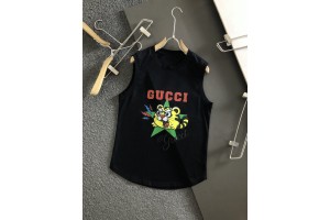 Gucci Short Sleeveless T-shirt Black