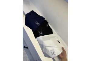 Fendi Short sleeve short T - Black - White - Dark Blue