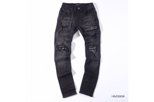 Amiri Bandana Jeans - Black