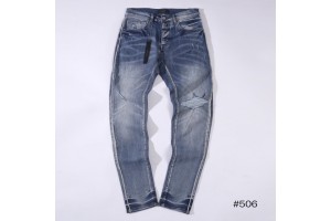 Amiri Wax Denim Blue Jeans