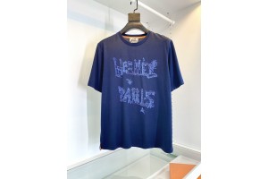 Hermes Short  Sleeve T-shirts Multi Color