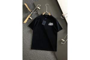 LV Short Sleeve T-shirt Black/White
