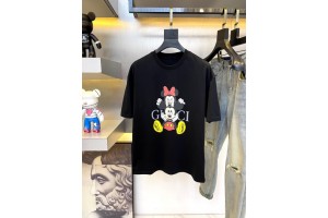 Gucci Short Sleeve T-Shirt Mickey Mouse White/Black