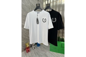 Chrome Hearts Short Sleeve T-Shirt White/Black CHH-0004