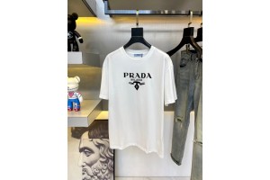 Prada Short Sleeve T-Shirt White/Black