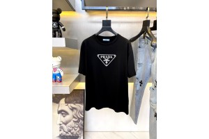 Prada Short Sleeve T-Shirt White/Black