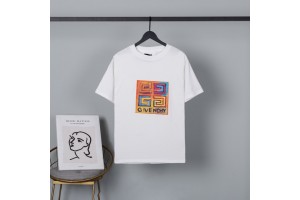 Givenchy Short Sleeve T-Shirt White/Black GIV-0001