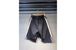 Gucci Shorts Black/Red Logo  GG-0002