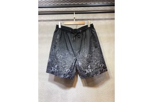 Dior Shorts Black/White Logo  DIOR-0001