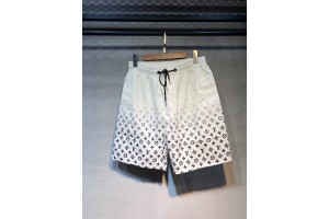 Louis Vuitton Shorts White/Black Logo LV-0008