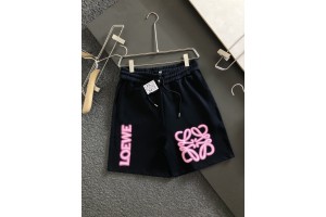 Loewe shorts - Black Logo Loewe Pink