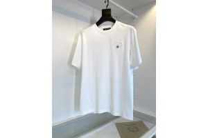 Chrome Hearts Short Sleeve T-Shirt White/Black/Grey CHH-0007