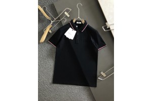 Moncler Short Sleeve Polos Black MON-0001