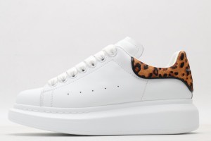 Alexander McQueen Oversized Sneaker White Leopard