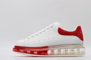 Alexander McQueen Oversized Sneaker White Translucent Red