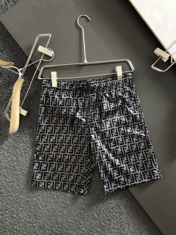 Fendi silk smooth double mercerized waterproof shorts
