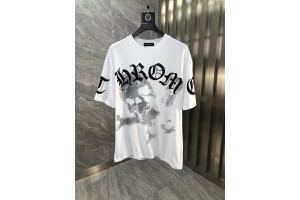 Chrome Hearts Short Sleeve T-Shirt White/Black CHH-0006