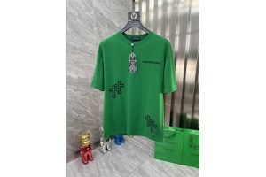 Chrome Hearts Short Sleeve T-Shirt White/Black/Green CHH-0002